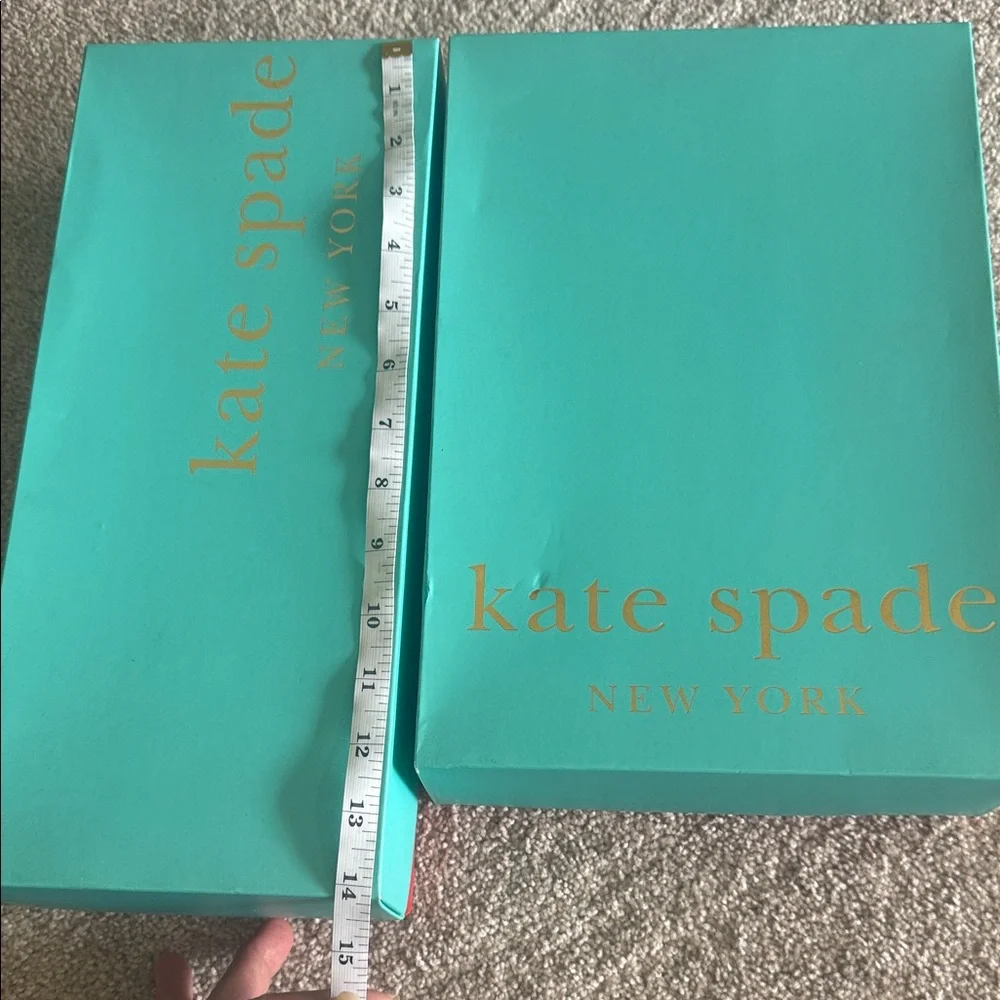 Kate Spade Turquoise Boxes with Gold Accents ♠️